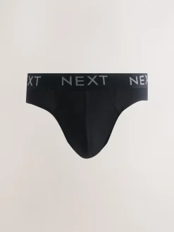 Ondergoed|Ondergoed*Next - Verpakking van 10 - Katoenrijke slips Gemêleerd blauw/grijs