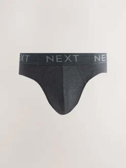 Ondergoed|Ondergoed*Next - Verpakking van 10 - Katoenrijke slips Gemêleerd blauw/grijs