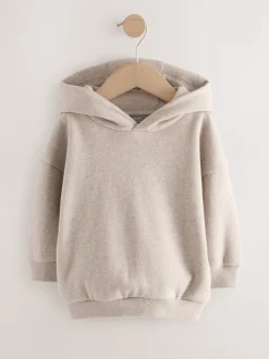 Sweaters En Hoody´S*Next Gemêleerd havermoutkleurig - Zachte hoodie met lange mouwen (3mnd-7jr)