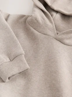 Sweaters En Hoody´S*Next Gemêleerd havermoutkleurig - Zachte hoodie met lange mouwen (3mnd-7jr)