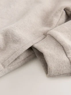 Sweaters En Hoody´S*Next Gemêleerd havermoutkleurig - Zachte hoodie met lange mouwen (3mnd-7jr)