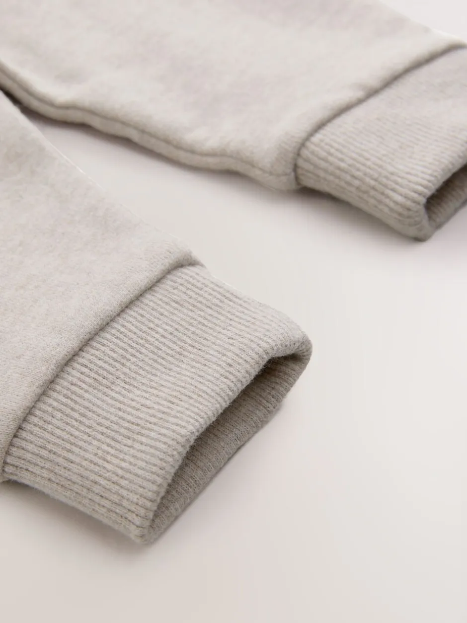 Jeans En Joggingbroeken*Next Gemêleerd havermoutkleurig - Zacht aanvoelende jersey joggingbroek (3 mnd-7 jr)