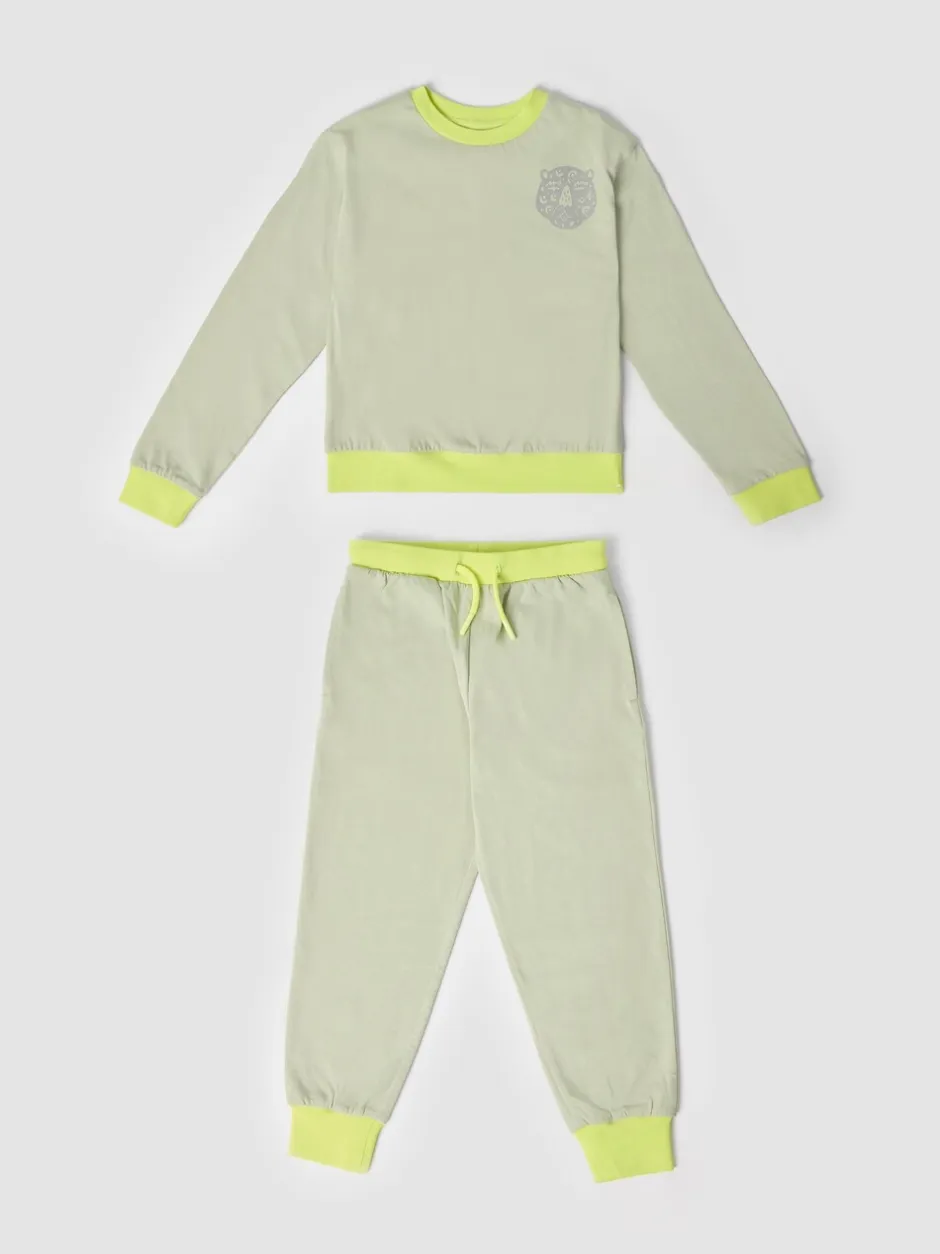 Pyjama's*GEN Long sleeve Rib Pyjamas