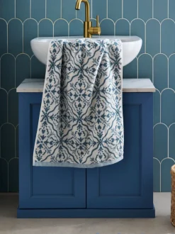 Handdoeken En Badmatten*Next Geo Tile 100% Cotton Towel
