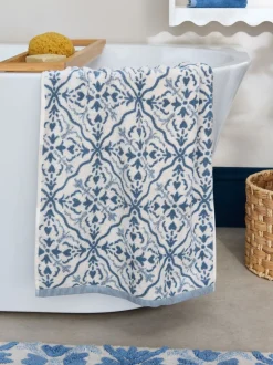 Handdoeken En Badmatten*Next Geo Tile 100% Cotton Towel