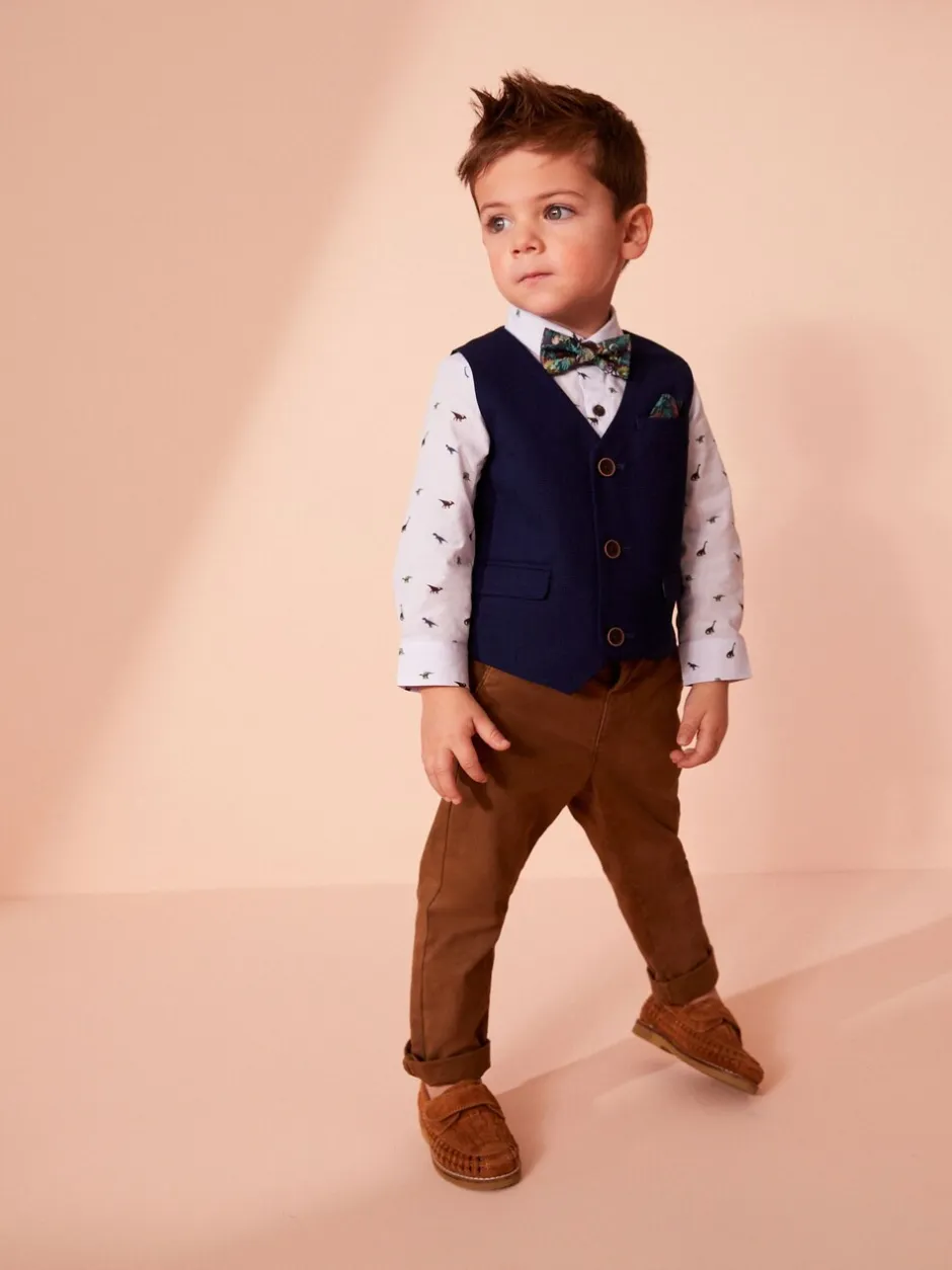 Gelegenheidskleding|Broeken En Chino's*Next Ginger bruin - Stretch Chino Broek (3mnd-7jr)