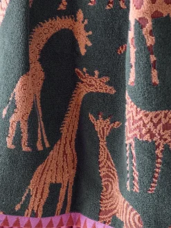 Handdoeken En Badmatten*Next Giraffeprint 100% katoenen handdoeken