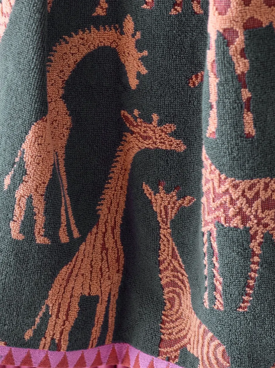 Handdoeken En Badmatten*Next Giraffeprint 100% katoenen handdoeken