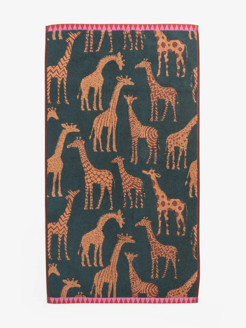 Handdoeken En Badmatten*Next Giraffeprint 100% katoenen handdoeken