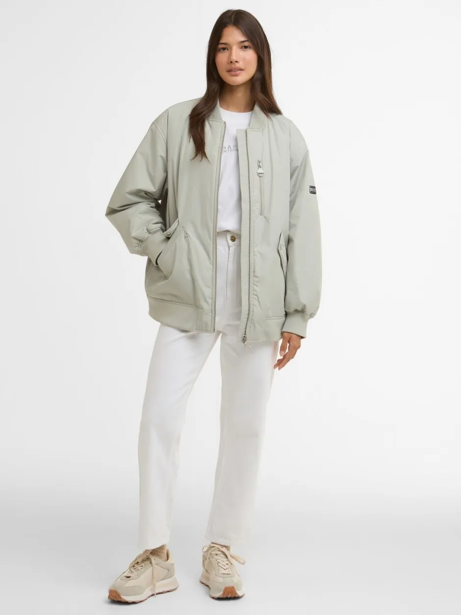 Jassen En Jacks*Barbour International - Barbour® International Kuala Showerproof Jacket Glacier grijs