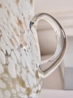 Vazen*Next Glazen Confetti vaas met bloemen