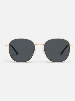 Zonnebril|QUAY Gold Jezabell Sunglasses