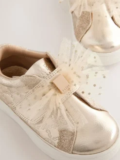 Sneakers|Baker by Ted Baker - - Organza Corsage sneakers voor meisjes Goud