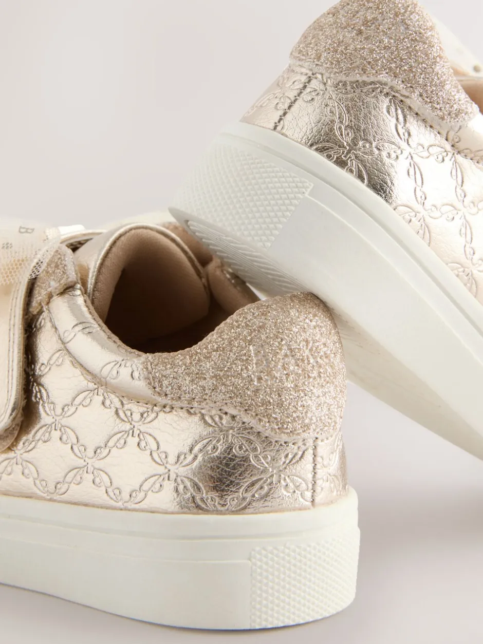 Sneakers|Baker by Ted Baker - - Organza Corsage sneakers voor meisjes Goud
