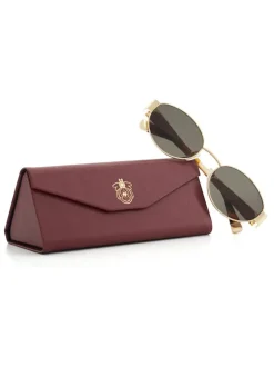 Zonnebril*Dune London - Glee Fashion Oval Sunglasses Goud