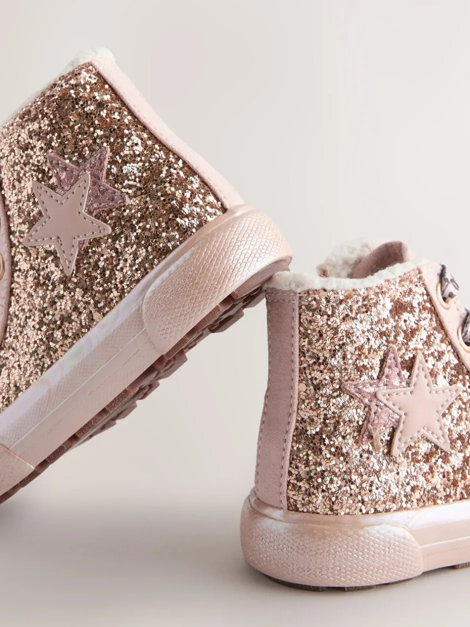 Sneakers*Next - Hoge sneakers met ster Goud