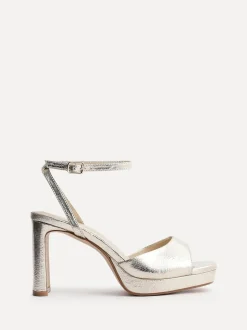Schoenen Met Hakken|Linzi - Diva Platform Block Heels Goud