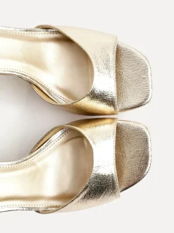 Schoenen Met Hakken|Linzi - Diva Platform Block Heels Goud