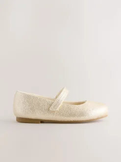 Gelegenheidskleding*Next - Mary Jane gelegenheidsschoenen met klittenbandsluiting Goud
