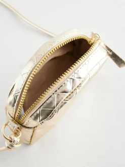 Tassen|Next Goud - Metallic crossbodytas