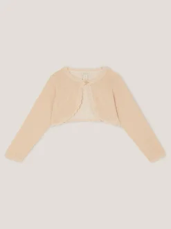 Gelegenheidskleding|Gebreide Kleding*Monsoon - Maeve vest met strik en knopen Goud