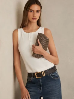 Tassen En Portemonnees|Gelegenheidskleding*Reiss - versierde Adaline clutch Goud