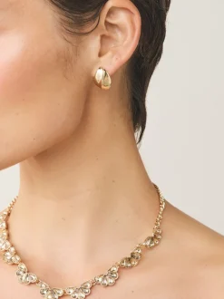 Sieraden*Next - Bouton Stud Earrings Goudkleurig