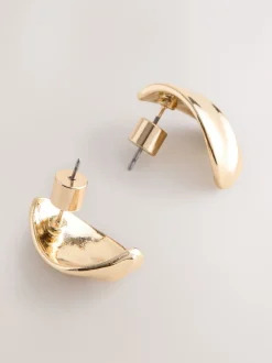 Sieraden*Next - Bouton Stud Earrings Goudkleurig