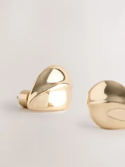 Sieraden*Next - Bouton Stud Earrings Goudkleurig