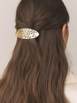 Haaraccessoires*Next Goudkleurig - Floral Detail Hair Barrette