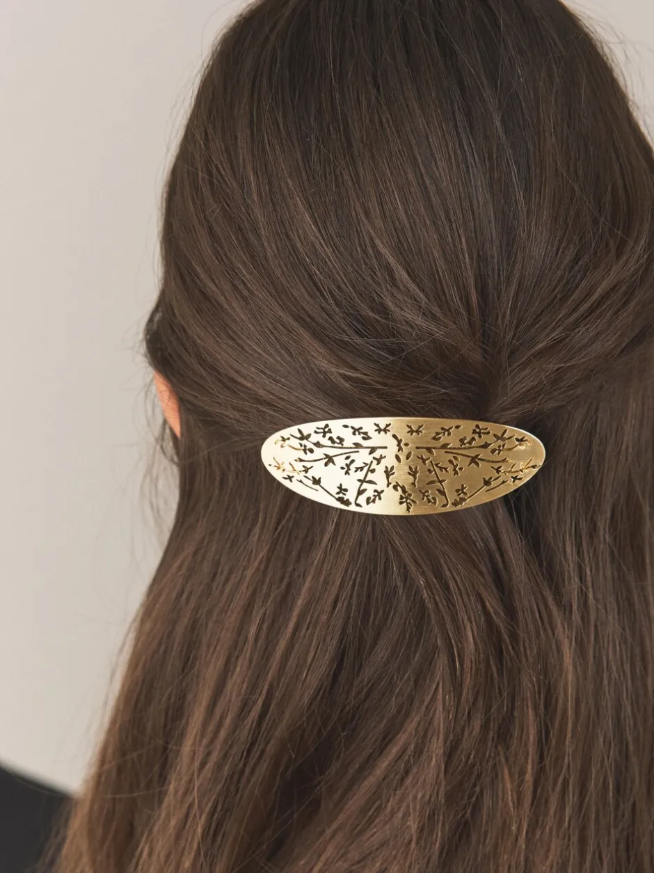 Haaraccessoires*Next Goudkleurig - Floral Detail Hair Barrette