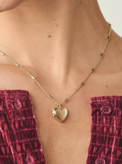 Sieraden*Next Goudkleurig - Heart Locket Necklace