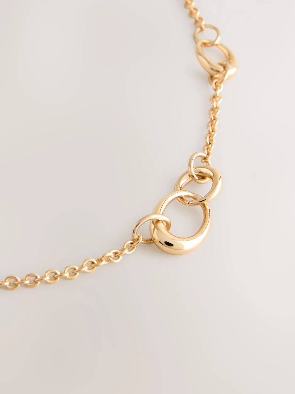 Sieraden*Next - Lange schakelketting Goudkleurig