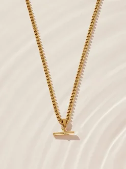 Sieraden*Next Goudkleurig - Roestvrijstalen T-bar-ketting