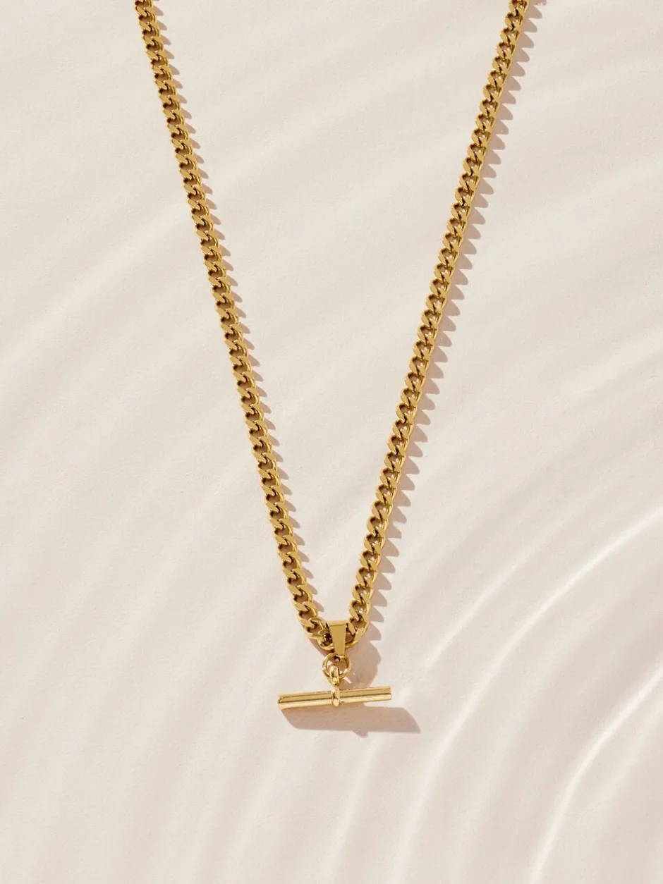 Sieraden*Next Goudkleurig - Roestvrijstalen T-bar-ketting