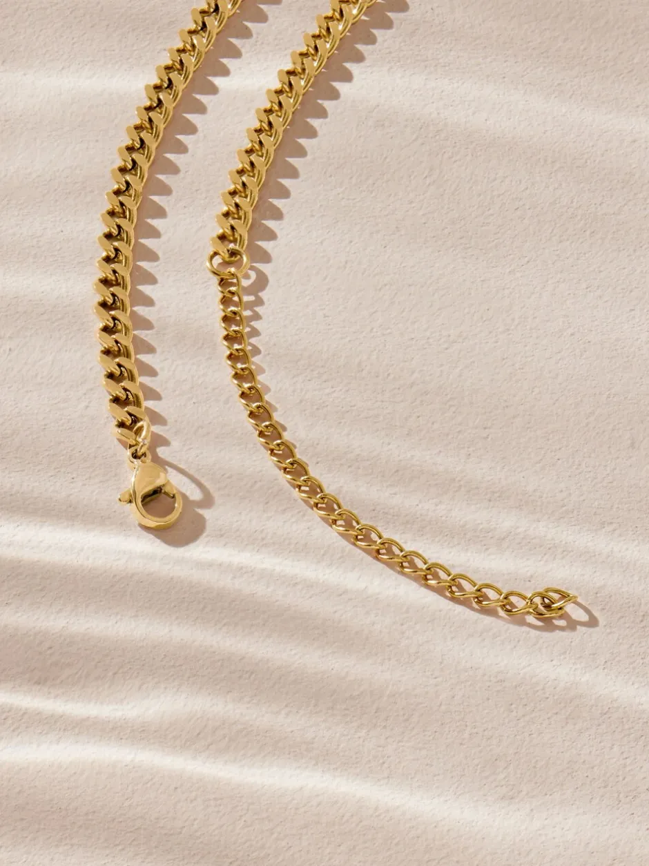 Sieraden*Next Goudkleurig - Roestvrijstalen T-bar-ketting