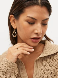 Sieraden|Next - Traanvormige oorringen Goudkleurig