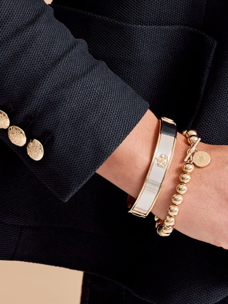 Sieraden*Lauren Ralph Lauren Goudkleurige armband met embleem