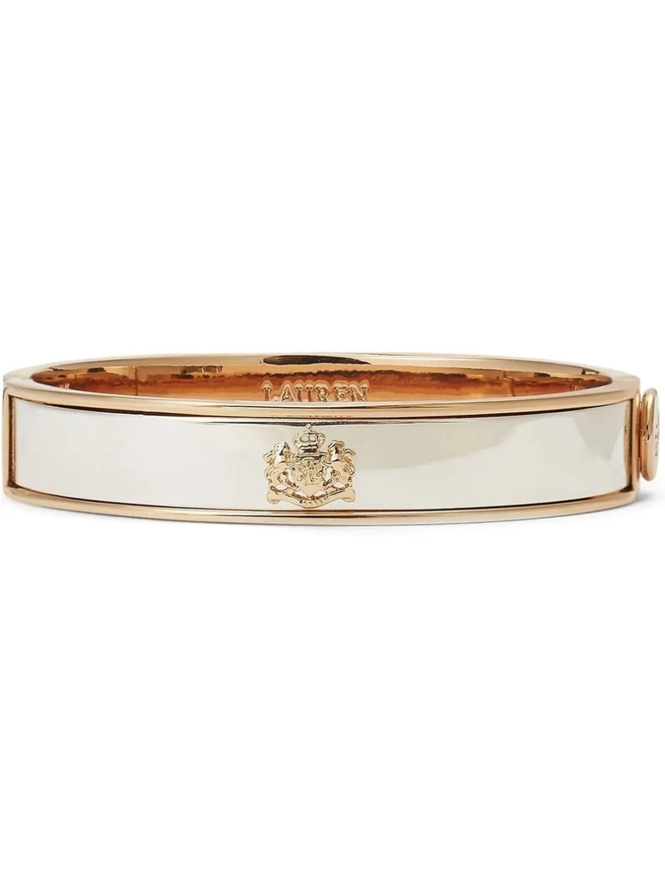 Sieraden*Lauren Ralph Lauren Goudkleurige armband met embleem