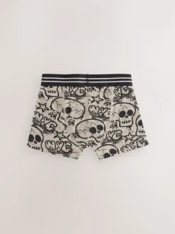 Ondergoed|Next Grafitti doodshoofd print - Verpakking van 5 trunks (3-16jr)