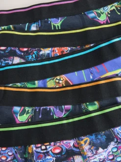 Ondergoed|Next - Verpakking van 5 boxers (2-16jr) Grafittiprint gamer