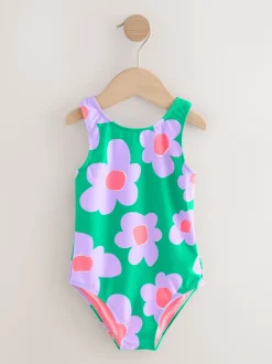 Badkleding|Badkleding*Next - Badpak (3 mnd-7 jr) Green Stampy Floral