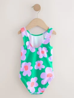 Badkleding|Badkleding*Next - Badpak (3 mnd-7 jr) Green Stampy Floral