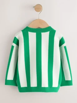 Truien En Breisels*Next Green/Ecru Pretzel - Gebreide trui met ronde hals (3 mnd - 7 jr)
