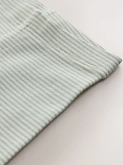 Broeken En Leggings|Next Green/Ecru Stripe Bee - Versierde leggings (3 mnd-7 jr)