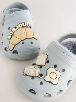 Pantoffels|Next - Pantoffelklompen Grey Brunch
