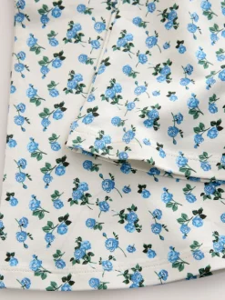 Sweaters En Hoody´S*Next - Sweatshirt and Flare Leggings Set (3-16yrs) Grey/Blue Floral Slogan