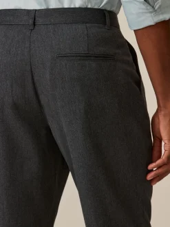 Formele Broek|Next - 2 Modieuze broeken zonder bandplooi Grijs