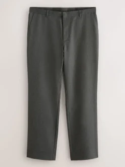 Formele Broek|Next - 2 Modieuze broeken zonder bandplooi Grijs