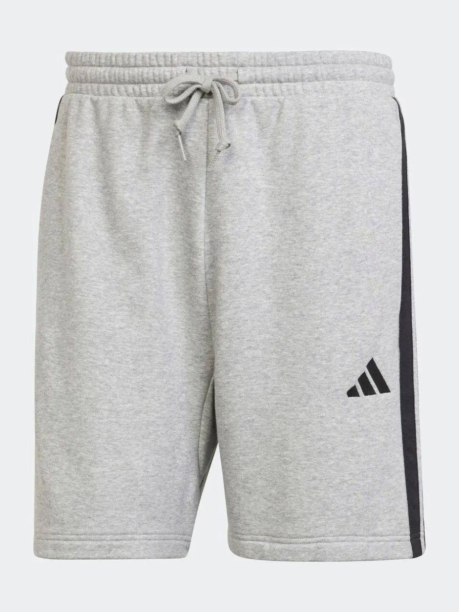 Shorts|adidas Grijs - Essential 3-Stripes French Terry Shorts